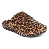 Aetrex Mandy: Women's Slipper Leopard Right Side Front View